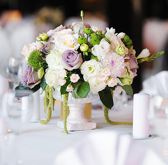 Las Vegas Wedding Reception Table Flowers